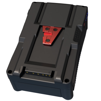 Hedbox NERO L | Professional Cine V-Lock/V Mount Li-Ion Battery High Load 10A, 195 Wh Include D-tap 